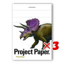 【 まとめ買い ×3個セット 】 「 オキナ プロジェクトステッチメモ トリケラトプス PM3759 」 【 楽天 月間MVP & 月間優良ショップ ダブル受賞店 】