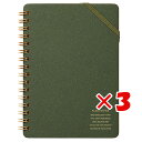 【 まとめ買い ×3個セット 】 「 kleid メモ Kraft work memo A6 Olive Drab 8480 」 【 楽天 月間MVP & 月間...