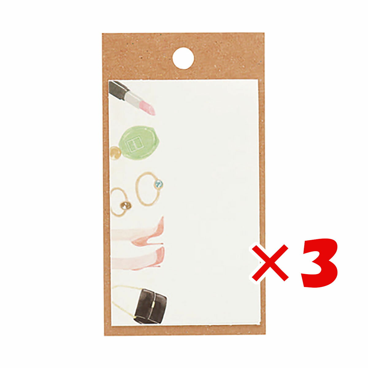 【 まとめ買い ×3個セット 】 「 アオトプラス 付箋 淡く透ける付箋favorite 長方形-hers- KAWAF101 ふせん 」 【 送料無料 】 【...