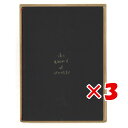 【 まとめ買い ×3個セット 】 「 S&Cコーポレーション ノート Plan Deco 48ページ 1910-Weekly Note Black 1910 」...