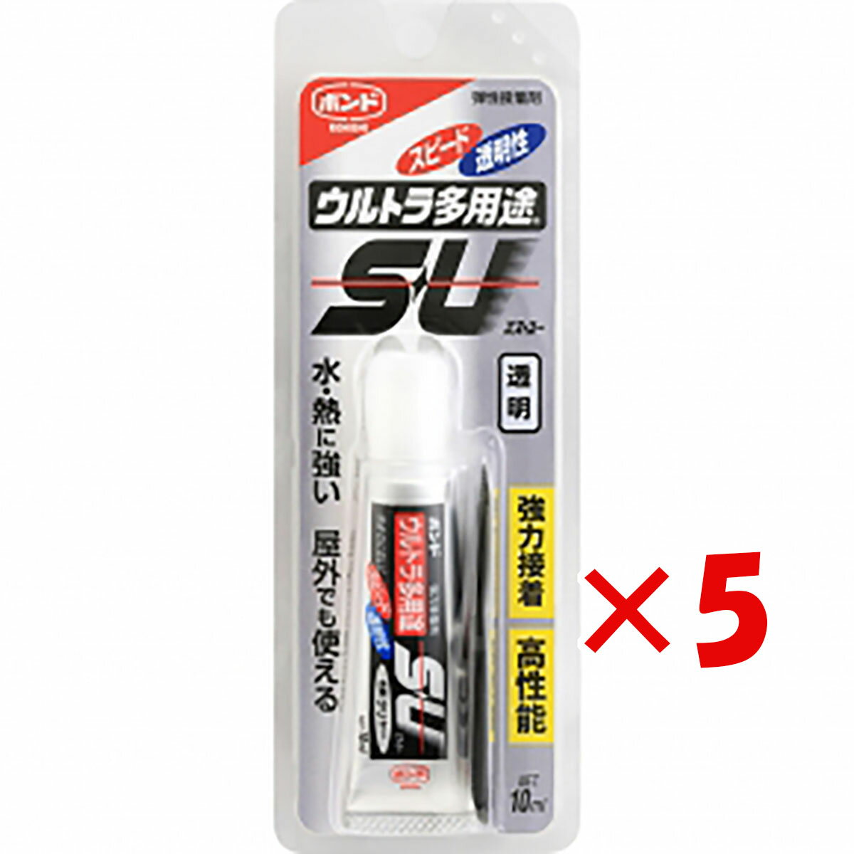 【 まとめ買い ×5個セット 】 「 コニシ ボンド 04591 ウルトラ多用途SU 10ML 134-233 」 【 楽天 月間MVP & 月間優良ショップ ダブル受賞店 】