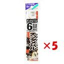 【 まとめ買い ×5個セット 】 「 釣り 針 SASAME ささめ針 チンタメバル 白 糸付 針:6 ハリス:0.8 」 【 楽天 月間MVP & 月間優良シ...
