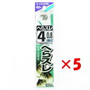 【 まとめ買い ×5個セット 】 「 釣り 針 SASAME ささめ針 へらスレ 茶 糸付 針:4 ハリス:0.8 」 【 楽天 月間MVP & 月間優良ショッ...