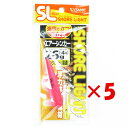 【 まとめ買い ×5個セット 】 「 釣り 仕掛 SASAME ささめ針 特選 SL エアシンカー ピンク オモリ:26g 」 【 楽天 月間MVP & 月間優...