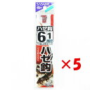 【 まとめ買い ×5個セット 】 「 釣り 針 SASAME ささめ針 ハゼ 針 赤 糸付 針:6 ハリス:1 」 【 楽天 月間MVP & 月間優良ショップ ...
