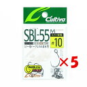 【 まとめ買い ×5個セット 】 「 オーナー OWNER カルティバ シングル55 バーブレス ミノー用 10号 SBL-55M 」 【 楽天 月間MVP &...