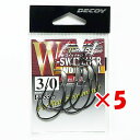 【 まとめ買い ×5個セット 】 「 カツイチ KATSUICHI DECOY フック Wスイッチャー ワーム 104 #3/0 」 【 送料無料 】 【 楽天 月間MVP & 月間優良ショップ ダブル受賞店 】 釣具 釣り具 釣り用品