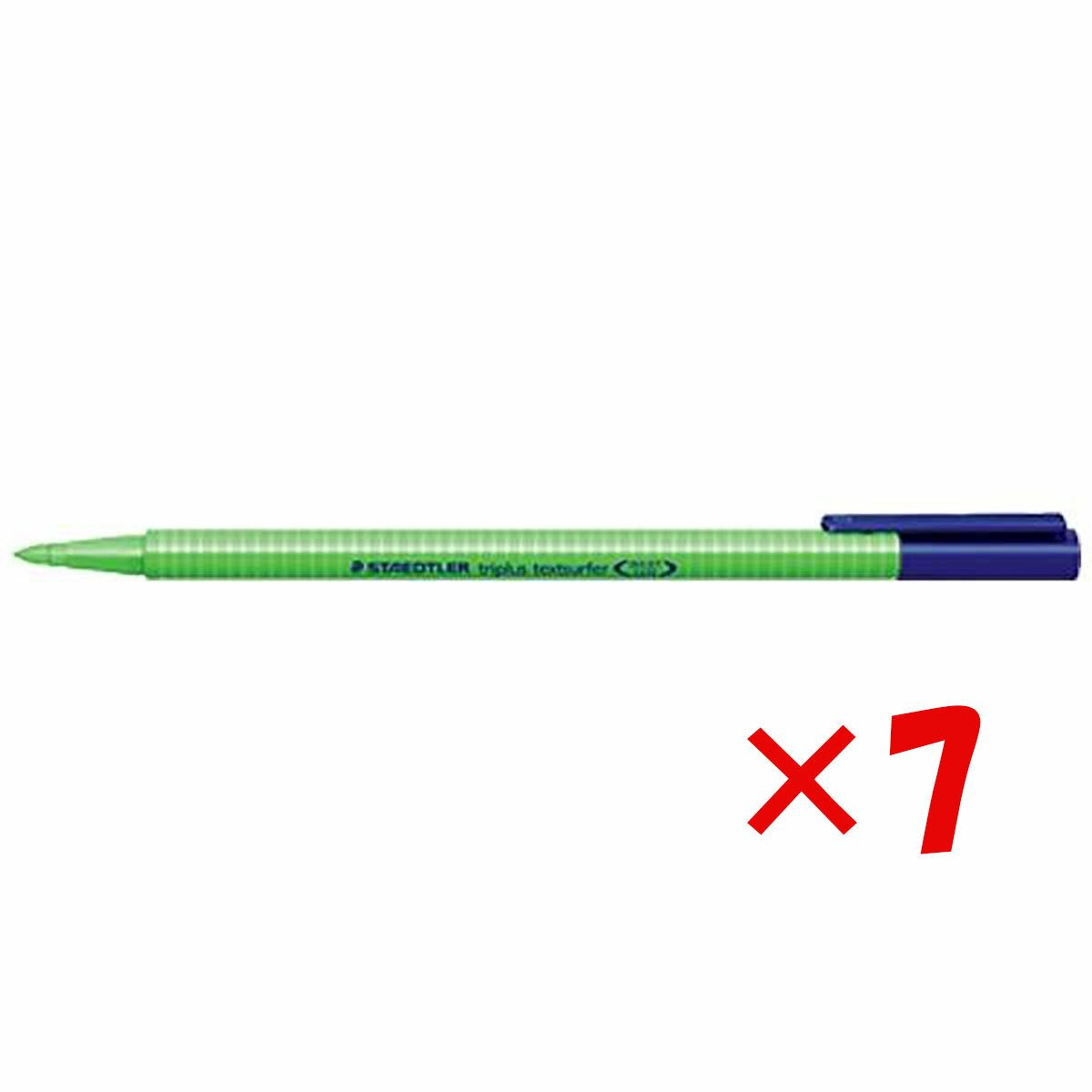 【 まとめ買い ×7個セット 】 「 ステッドラー日本 マーカー テキストサーファー 蛍光ペン 三角軸 グリーン 362-5 」 【 送料無料 】 【 楽天 月...