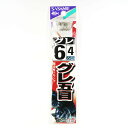「 釣り 針 SASAME ささめ針 グレ 白 糸付 針:6 ハリス:4 」 【 楽天 月間MVP & 月間優良ショップ ダブル受賞店 】 釣具 釣り具 釣り用...