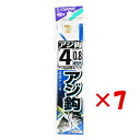 【 まとめ買い ×7個セット 】 「 釣り 針 SASAME ささめ針 アジ 針 金 糸付 針:4 ハリス:0.8 」 【 送料無料 】 【 楽天 月間MVP ...