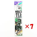 【 まとめ買い ×7個セット 】 「 釣り 針 SASAME ささめ針 コイ 針 黒 糸付 針:11 ハリス:3 」 【 楽天 月間MVP & 月間優良ショップ...