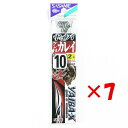【 まとめ買い ×7個セット 】 「 釣り 針 SASAME ささめ針 ヤイバ ケン付 カレイ 黒 糸付 針:10 ハリス:2 」 【 楽天 月間MVP & 月...