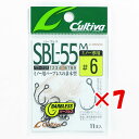 【 まとめ買い ×7個セット 】 「 オーナー OWNER カルティバ シングル55 バーブレス ミノー用 6ゴウ SBL-55M 」 【 楽天 月間MVP &...