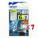 【 まとめ買い ×7個セット 】 「 オーナー OWNER グレ競技用 6ゴウ ハリス2ゴウ 2mイトツキ 」 【 楽天 月間MVP & 月間優良ショップ ダブ...