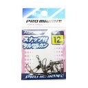 「 プロマリン PRO MARINE スナップ付サルカン ブラック 12号 」 【 楽天 月間MVP & 月間優良ショップ ダブル受賞店 】 釣具 釣り具 釣り...