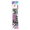 「 釣り 針 SASAME ささめ針 サヨリ 針 赤 糸付 針:3 ハリス:0.8 」 【 楽天 月間MVP & 月間優良ショップ ダブル受賞店 】 釣具 釣り...