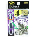 「 ささめ針 SASAME 310-B インター付ボールベアリング 4号 」 【 楽天 月間MVP & 月間優良ショップ ダブル受賞店 】 釣り 釣り具 釣具 ...