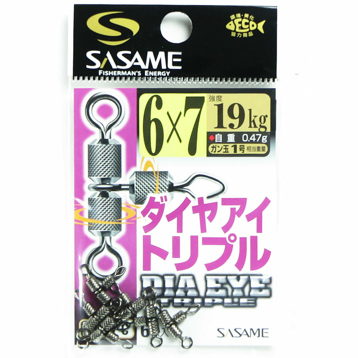 「 ささめ針 SASAME 400-C ダイヤアイトリプル 6x7 」 【 送料無料 】 【 楽天 月間MVP & 月間優良ショップ ダブル受賞店 】 釣り 釣り具 釣具 釣り用品