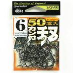 「 ささめ針 SASAME 05VRT 50本入 カン付チヌ（黒） 6号 」 【 楽天 月間MVP & 月間優良ショップ ダブル受賞店 】 釣り 釣り具 釣具 釣り用品