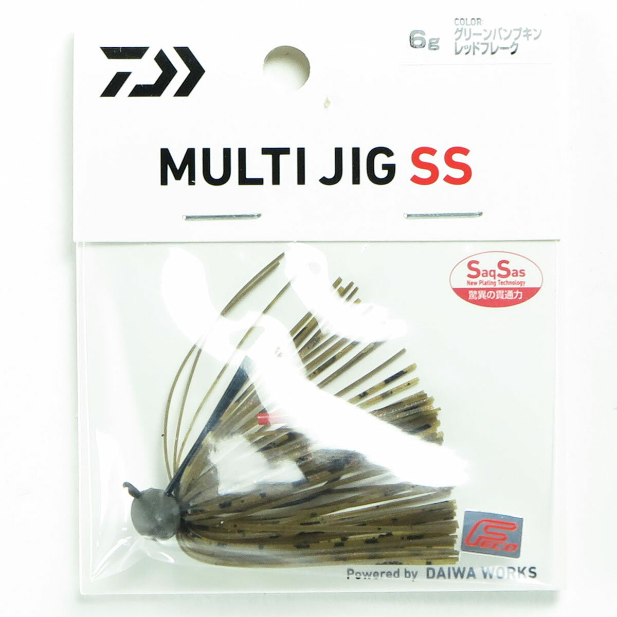 「 ダイワ DAIWA マルチジグSS 6g グリーンパンプキンレッドフレーク 」  釣り 釣り具 釣具 釣り用品