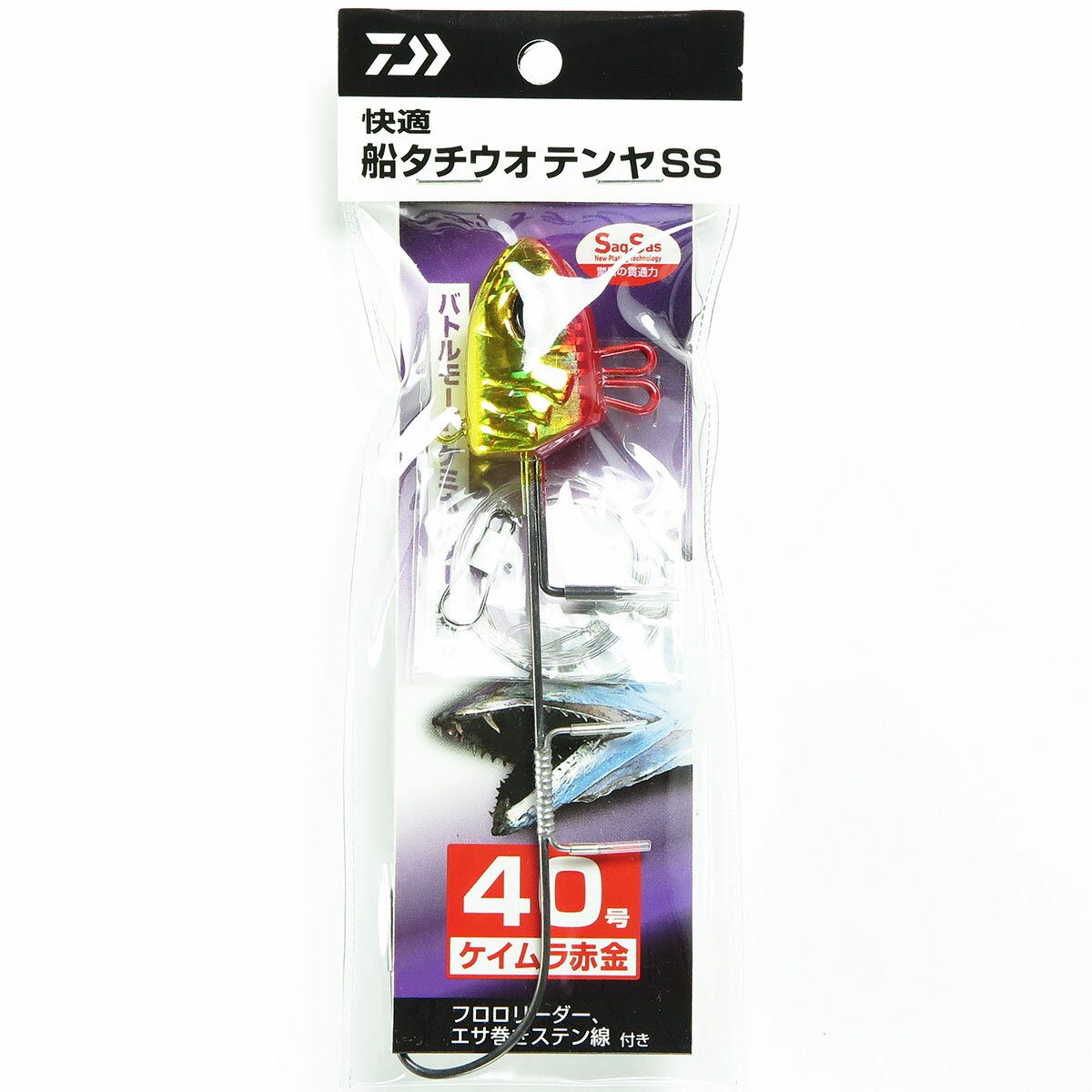 「 ダイワ DAIWA 快適船タチウオテンヤSS ケイムラ赤金40号 」 【 楽天 月間MVP &  ...