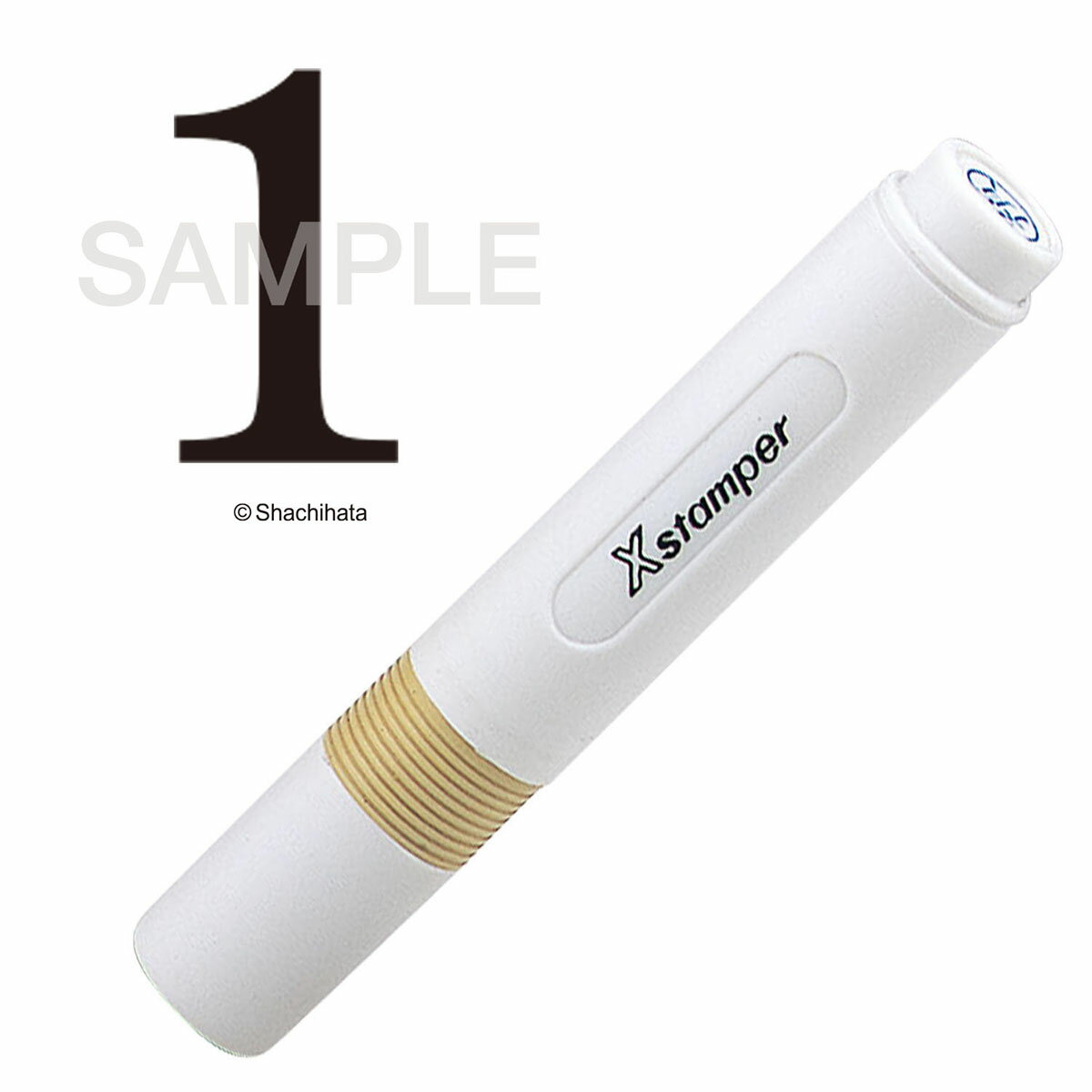 「 シャチハタ 簿記スタンパー 黒 直径6mm 201 『 1 』 X-BKL 」【 楽天 月間MVP & 月間優良ショップ ダブル受賞店 】 シヤチハタ はんこ インク内蔵 印鑑 かわいい 可愛い 既製品 ギフト プレゼント 就職祝い 入社祝い ビジネス 異動 贈り物