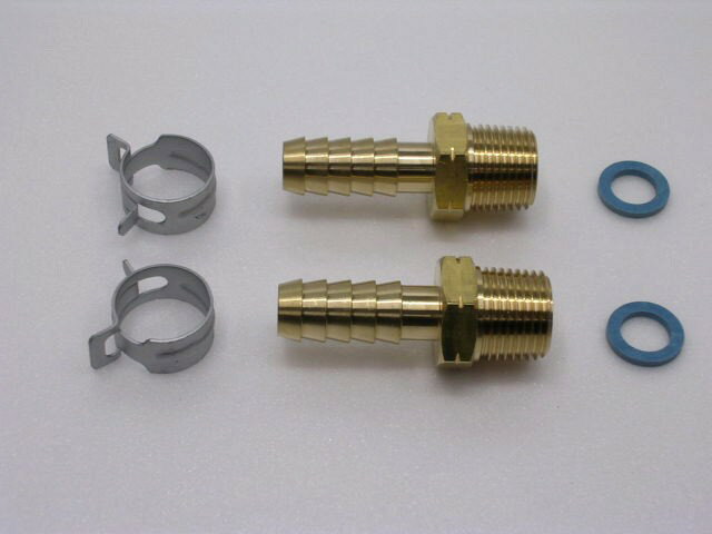 15A追焚ホース用 ホースニップルセット(おねじ) 1パック