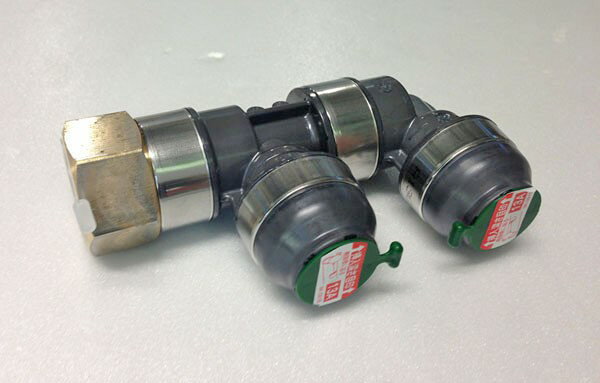 オンダ製作所 5E型回転ヘッダー(分岐数2口) WH1-5E03