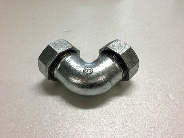 リケン LAカップリング HI-LAマルチ型 エルボ(めっき品) 2 1/2