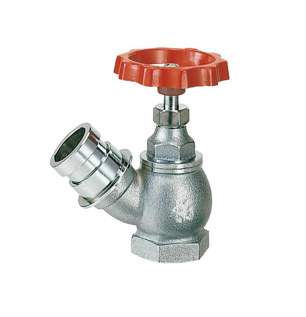 散水栓 消火栓 45度 マチノ 散水 バルブ 5K圧 クロムメッキ消防 消火 灌漑 散水 SV-4 呼び 40A