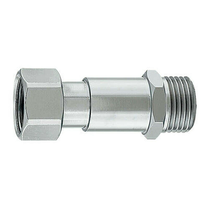 片ナット付アダプター ユニオン 1/2ナットx1/2おねじ ロング 全長57mm 613-010-13