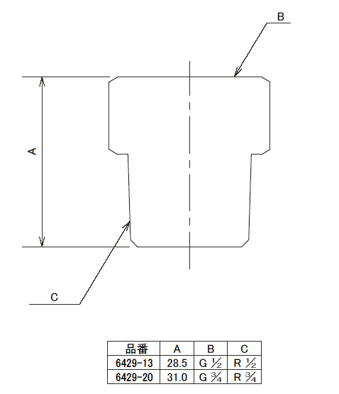 �᡼�����б�,��������,�ͥ��Ѵ������ץ���B(��ͥ�G1/2�ߥ��ͥ�R1/2)�ơ��ѡ��ͥ���ʿ�ԥͥ��Ѵ���,��Ƽ��,642-801-13