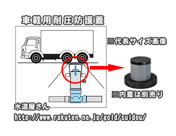 マエザワ 小口径桝用防護ハット 車載用防護蓋 8t耐圧 バール開閉 呼150用 