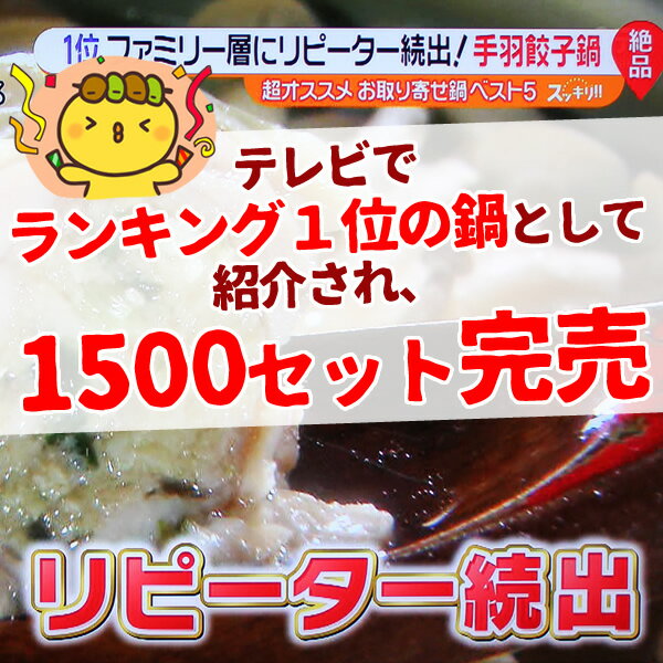 今だけポイント20倍 ★ 12/2（日）9：59までッ！！【 送料無料 】 手羽餃子鍋セット（2-3人前）［ 水炊き 鍋セット 手羽先餃子 国産 鶏肉 お取り寄せ鍋 ハイブリッド鍋 水炊き鍋 博多 ］※【 冷凍 限定配送 】※冷蔵限定商品とは同梱できません 別途送料がかかります