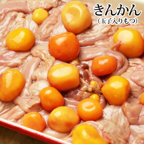 きんかん 玉子入り鳥もつ 500g 鶏モツ 鶏もつ キンカン 国産 鶏肉 ホルモン 玉ひも 焼肉 焼き肉