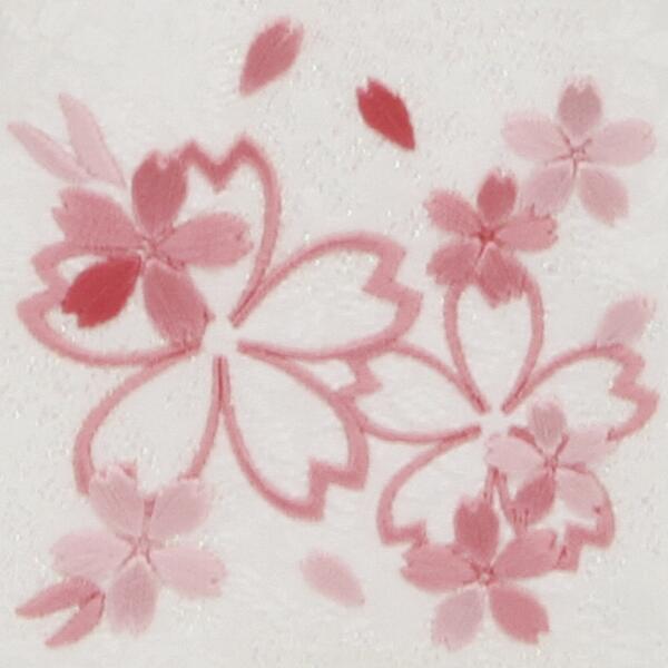 名前旗 村上 特小 特織ほのか桜 桃 白 薄桃糸刺繍文字 名入れ代込 スタンドつき 139099638