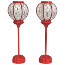 ひな人形 ひな道具 単品 部品 売り 雪洞 灯り 赤 東山3号 LEDコードレス 261745