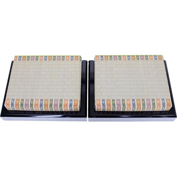 極上十番木製京式親王台黒塗艶有A 269499