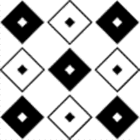 家紋 鯉のぼり 名前旗 五月人形 ひな人形用 家紋番号0123 目結(めゆい) 陰陽繋ぎ九つ目 いんようつなぎここのつめ 139822123