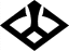 家紋　鯉のぼり　名前旗　五月人形　ひな人形用　家紋番号1155 文字(もじ) 山の字菱 やまのじびし 139839155