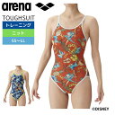 アリーナ ディズニー 練習水着 水泳 競泳水着 レディース トレーニング TOUGHSUIT DISNEY ディズニー DIS-3055W タフスーツ 中学生~高校生~大人