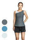 ★店内ポイント最大20倍★ フィットネス水着 レディース ナイキ 水泳 ふんわりシルエット2in1パンツセパレーツ 【 NIKE 2993118】 M L LL ジップ付き袖なしセパレーツ