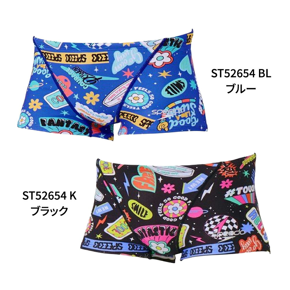 競泳水着 水泳 カラフルアイコンズターンズボックス ST52654 BL