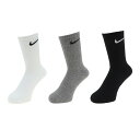 ★ポイント最大20倍★ ナイキ NIKE エブリデイ クッションド クルー ソックス 3足組 SX7664-964