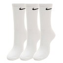 ★ポイント最大20倍★ ナイキ NIKE エブリデイ クッション クルーソックス 3足組 SX7664-100HO19