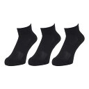 ★お買い物マラソン★店内ポイント最大20倍★ アンクルソックス 3足組 24S894Q3OK0009BLK