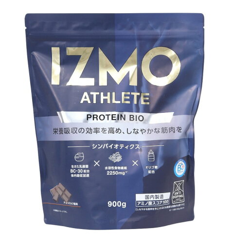 イズモ IZMO ATHLETE 900 プロテイン BIO チョコミルク風味 900g 約28食入 イズモ IZMO ATHLETE 900 プロテイン BIO チョコミルク風味 900g 約28食入