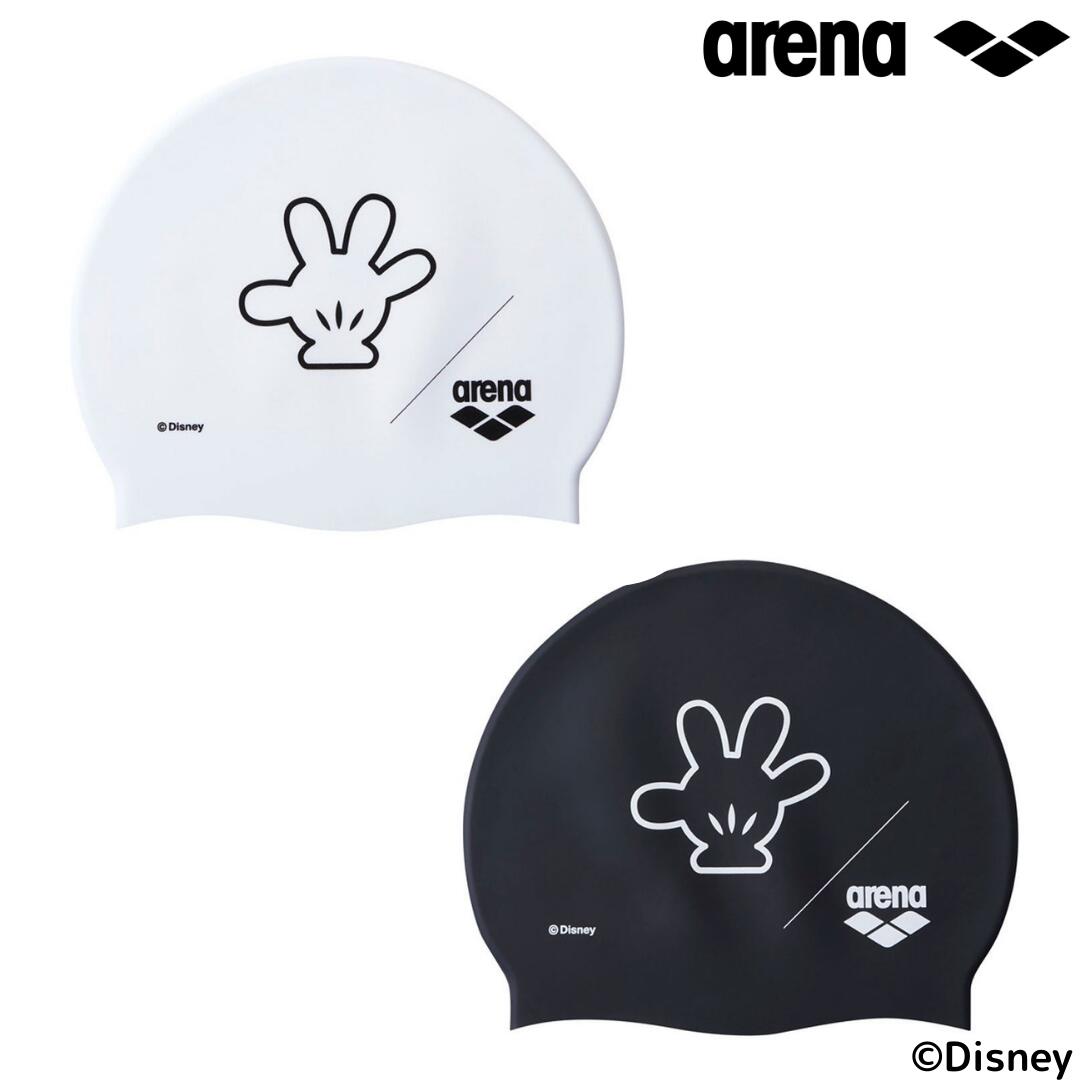 ★お買い物マラソン連動特価★クーポン配布中 アリーナ ディズニー 水泳帽 ミッキ— シリコーンキャップ シリコン スイムキャップ arena AS6SSC80U
