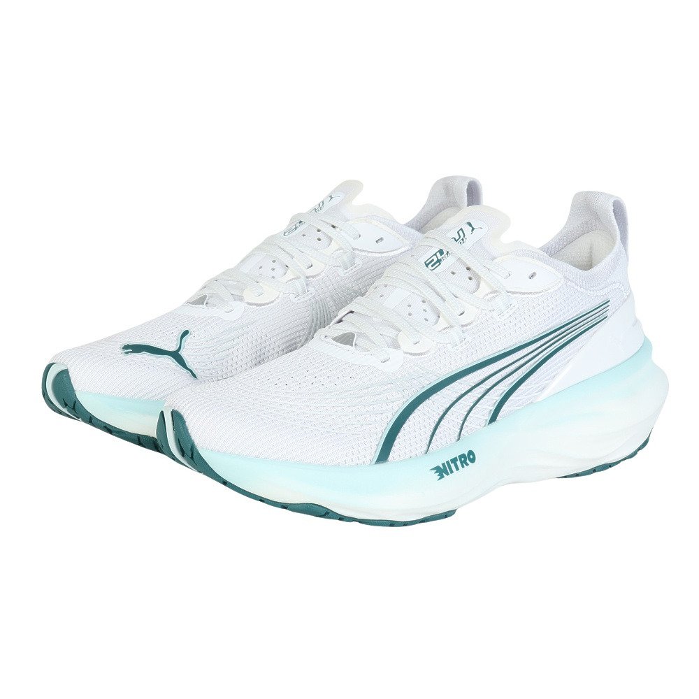 PUMA - ★楽天スーパーSALE★ランニングシューズ ジョギングシューズ フォーエバーラン ニトロ 2 ホワイト 31010924 スポーツ シューズ