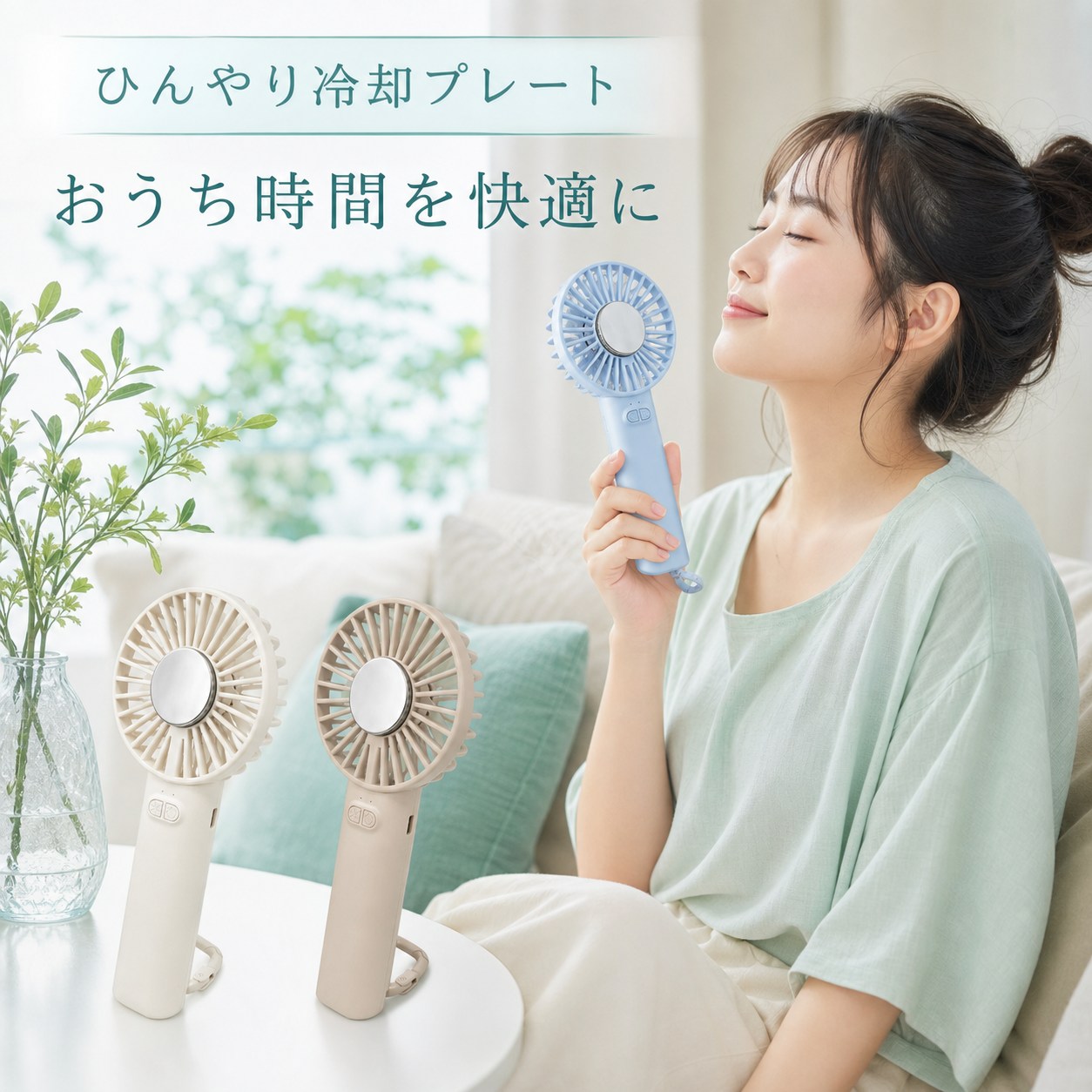 メーカー希望小売価格はメーカーサイトに基づいて掲載しています 扇風機 どこでも涼しさを！ 【超軽量設計（約130g）で持ち運びラクラク！】 わずか130gの軽さで、バッグに入れても負担にならず、長時間の使用でも手が疲れにくいのが嬉しいポイント。お出かけや通勤・通学のお供にぴったりです。 【3段階風量調節が可能（短押しで切替）】 風量は弱・中・強の3段階に調節可能。ワンタッチで切り替えられるため、気温や使用シーンに応じてちょうどいい風を選べます。 【冷却プレート付きでさらにひんやり快適！】 ファンを起動後、スイッチを短押しすると冷却プレートが作動。風だけでは物足りない真夏の日にも、首元に当てることで瞬間的に涼しさを実感できます。 ちょうど良いサイズ感（本体約18cm／カラビナ含む約21cm）本体はスリムな約18cm、カラビナやフック込みでも約21cmとコンパクト。省スペースで持ち歩きにも便利です。 2000mAhの大容量バッテリー内蔵一度の充電で長時間使用可能。屋外イベントや旅行中もバッテリー残量を気にせず快適に使えます。 【カラビナ付きで持ち運び自由自在】 バッグやリュック、ズボンのベルトループなどに簡単に取り付け可能。ハンズフリーでの携帯にも便利です。 【様々なシーンで大活躍！】 通勤・通学・スポーツ観戦・アウトドア・フェス・屋外作業など、夏のあらゆるシーンで頼れる一台です。 検索ワード：据置き型 壁掛け型 卓上型 クリップ型 手持ち型 首掛け型 腰掛け型 巻き付け型 扇風機レビュー投稿で豪華プレゼント 店舗内全商品対象 5%OFF ↓　 ↓　 ↓　 ↓　 ↓
